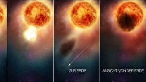 Wissenschaftler: Staubwolke verdunkelte den Riesenstern Betelgeuse