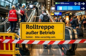 Rolltreppen am Berliner Hauptbahnhof erneut außer Betrieb Rolltreppen am Berliner Hauptbahnhof erneut außer Betrieb